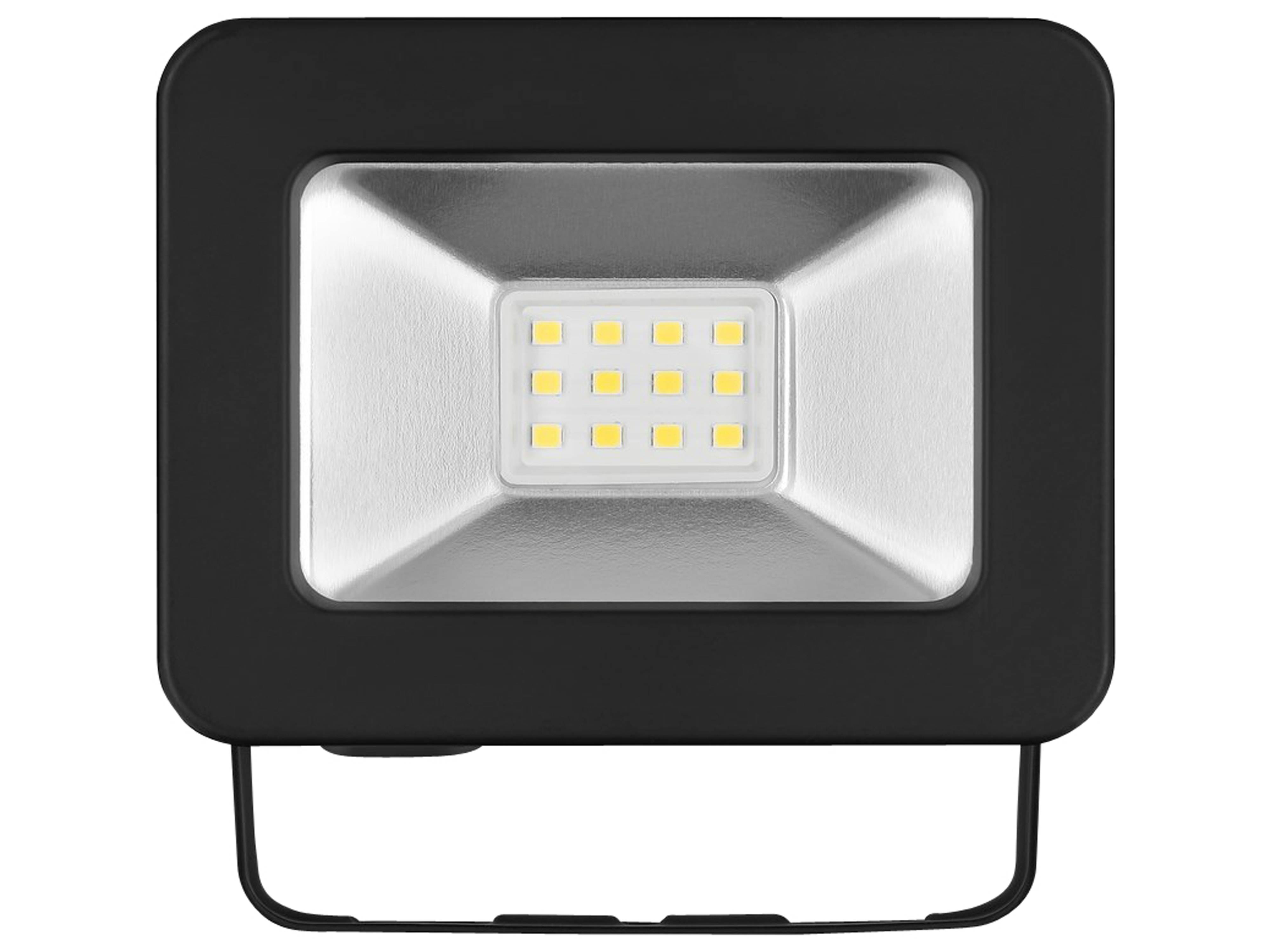 GOOBAY LED-Fluter, 10W, 850lm, 4000K, schwarz