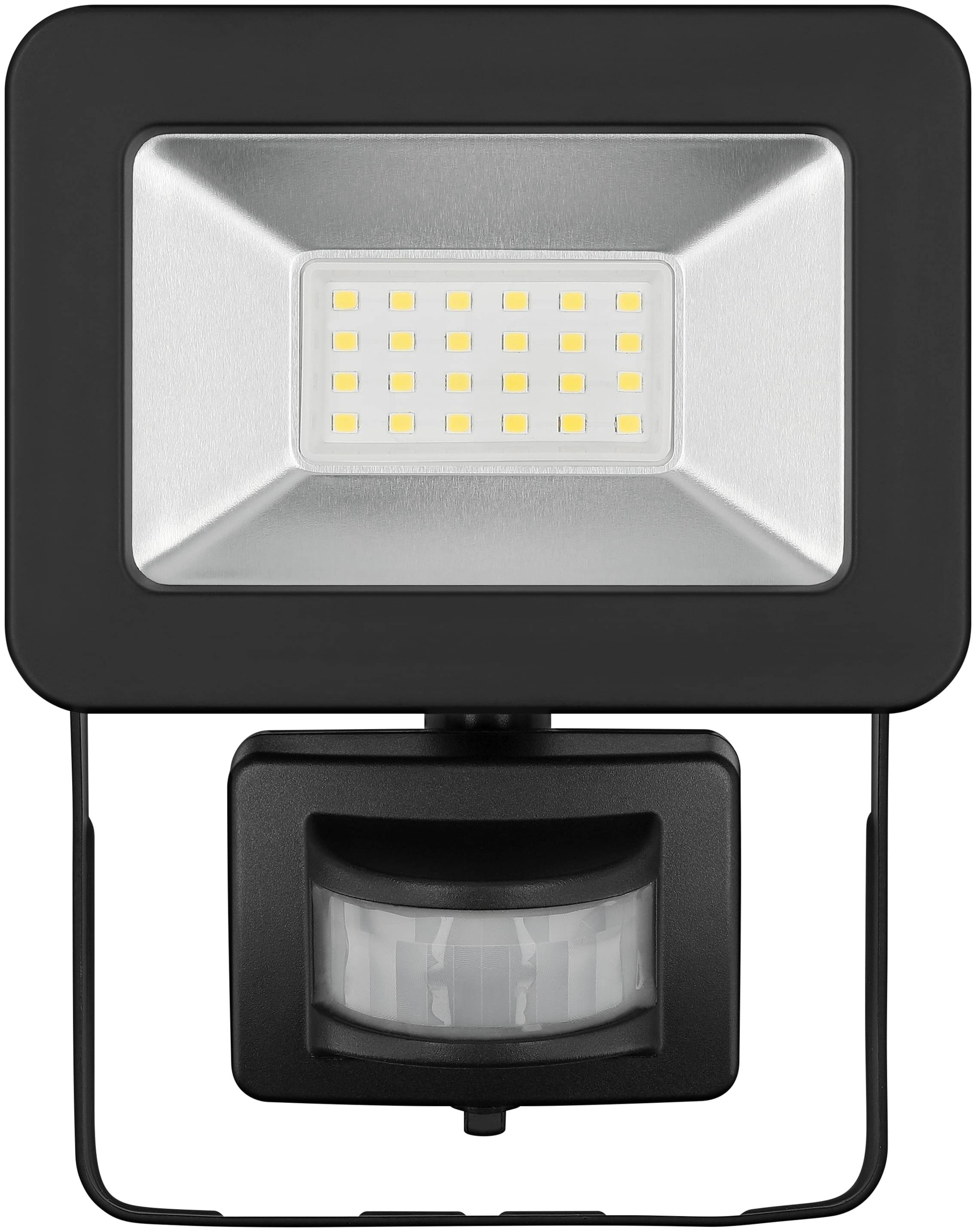 GOOBAY LED-Fluter mit Bewegungsmelder, 20W, 1700lm, 4000K, schwarz