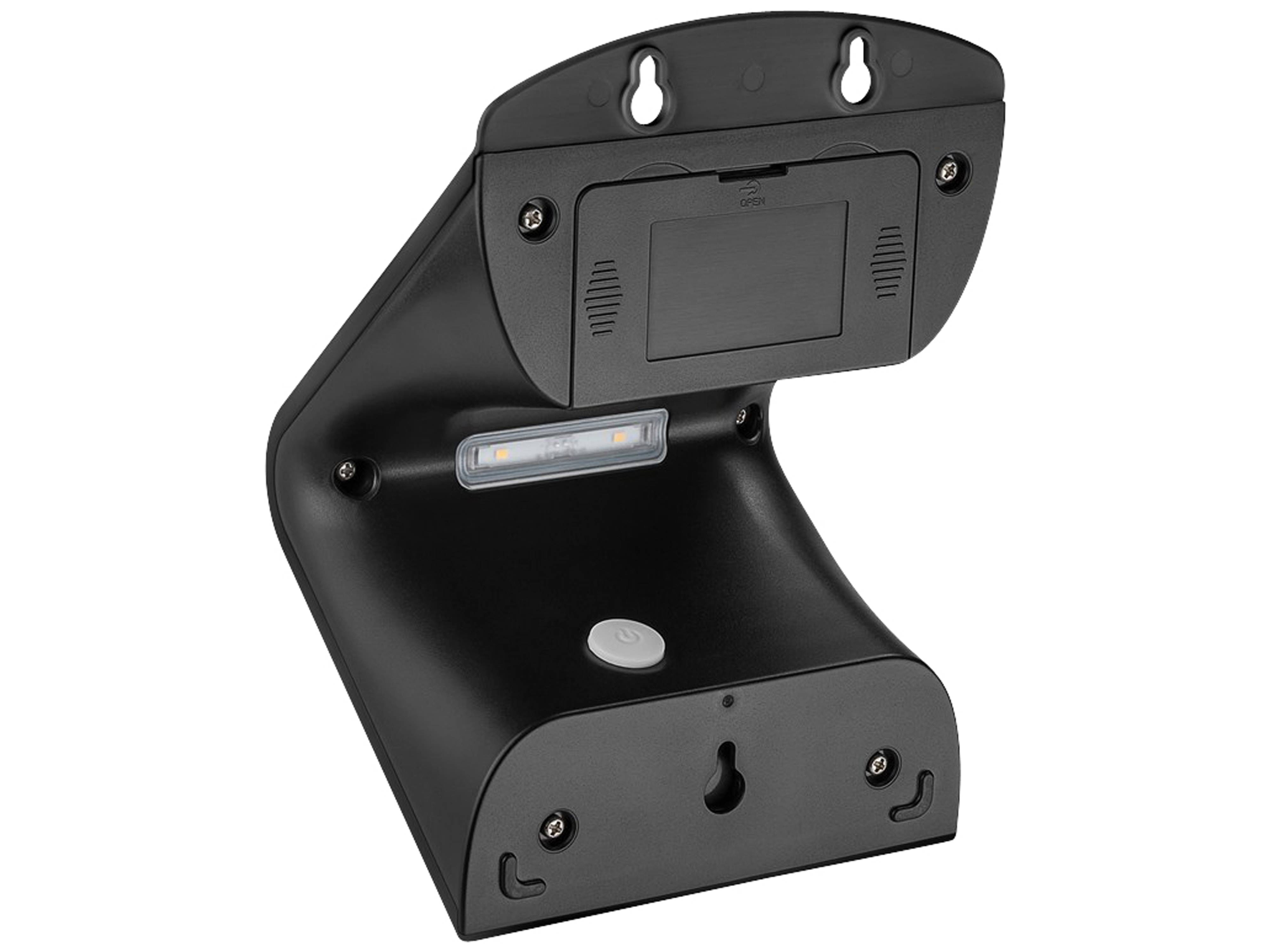 GOOBAY Solar LED-Wandleuchte mit Bewegungsmelder, 3,2 W, schwarz