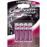 Tecxus AAA (Micro)/HR03 - 600 mAh - Nickel-Metallhydrid Akku (NiMH), 1,2 V Tecxus AAA (Micro)/HR03 - 600 mAh - Nickel-Metallhydrid Akku (NiMH), 1,2 V