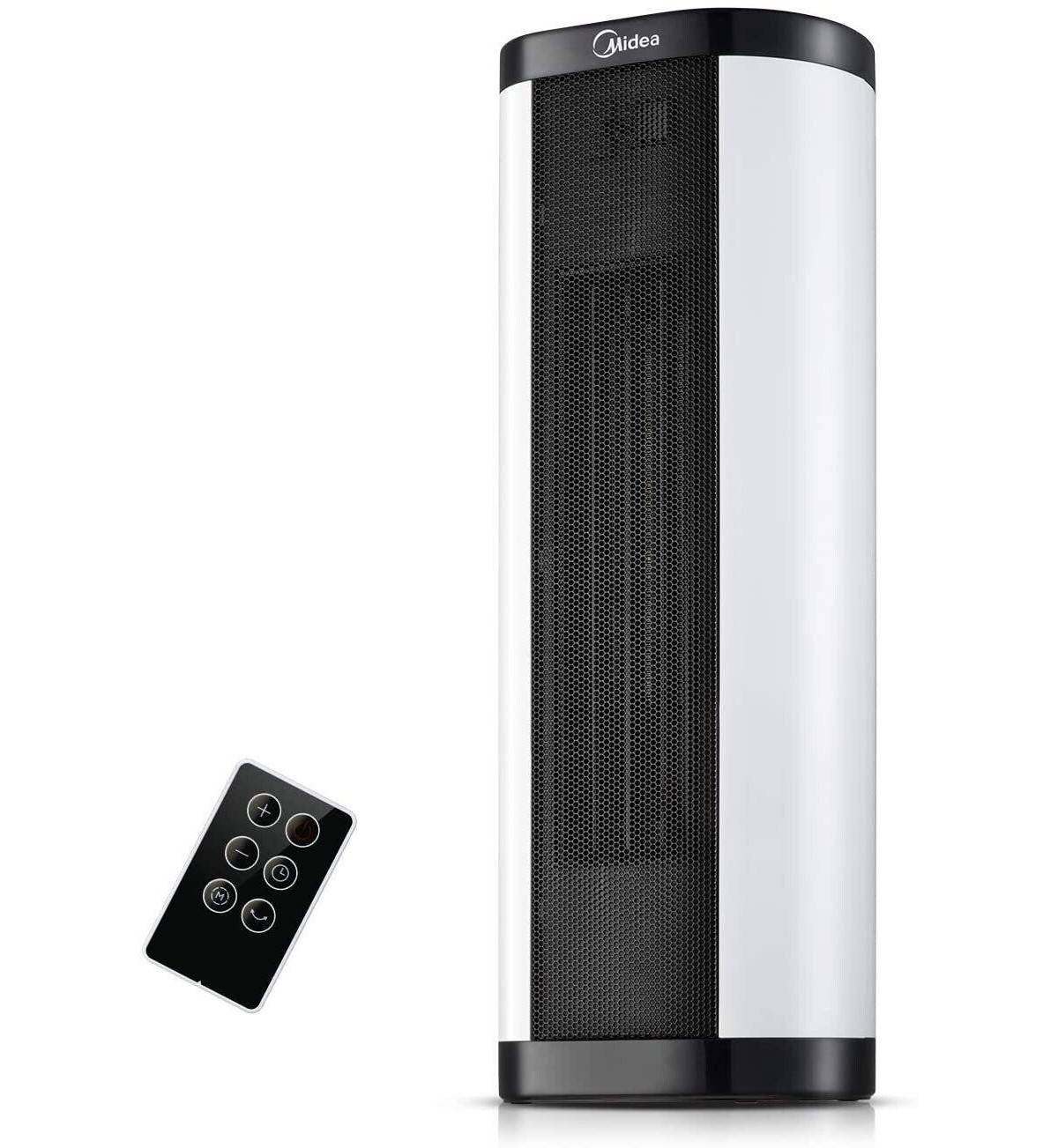 MIDEA 2-in 1 Heizlüfter NTH20-17BR Keramikheizlüfter Fernbedienung weiß