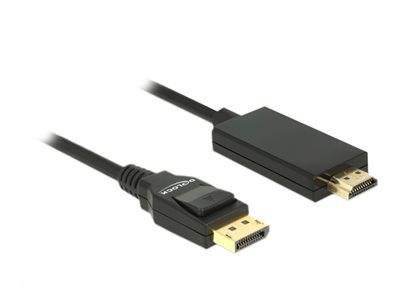 DELOCK Kabel Displayport 1.2 > HDMI-A 2m Audio, Video, Display & TV Optionen & Zubehör Videoadapter