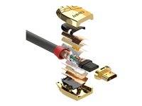 LINDY 2m High Speed HDMI Kabel Gold