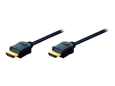 DIGITUS HDMI High Speed mit Ethernet Anschlusskabel, 10m, sw Multimedia-Technik HDMI-Kabel