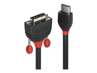 LINDY 1m HDMI/DVI-D Kabel Black Line Audio, Video, Display & TV Optionen & Zubehör Videoadapter &