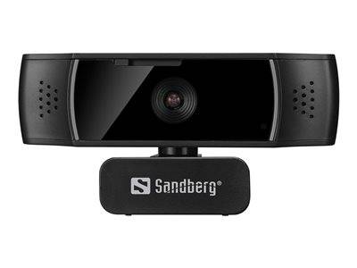 SANDBERG USB Webcam Autofocus DualMic Eingabe / Ausgabe Webcams