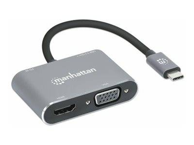 MH 4-in-1 Dock HDMI VGA USB-A USB-C PD Audio, Video, Display & TV Optionen & Zubehör Videoadapter &