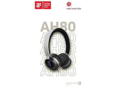 ALE AH80 Bluetooth Headset Eingabe / Ausgabe Kopfhörer & Headsets