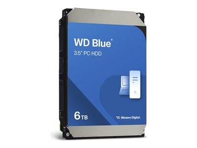 WD Blue 6TB SATA 8.9cm 3.5Zoll PC HDD Komponenten Speicherlaufwerke Interne HDDs