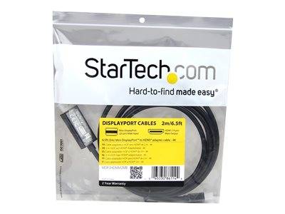 STARTECH 1,8m mDP to HDMI cable - 4K Audio, Video, Display & TV Optionen & Zubehör Videoadapter &
