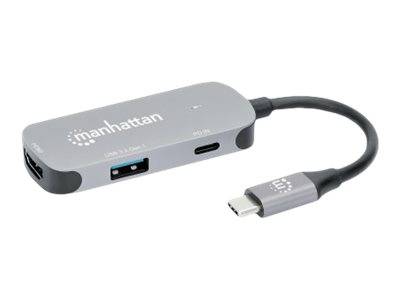 MH 3-in-1 Dock HDMI USB-A USB-C PD Audio, Video, Display & TV Optionen & Zubehör Videoadapter &