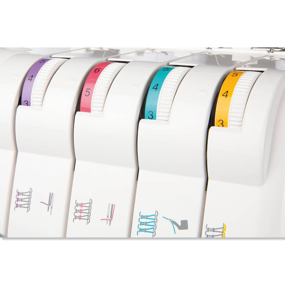 GRITZNER 788 Overlock LED Version mit 5 Sonderfüße und Abfallbehälter E-Book "Meine Overlock"