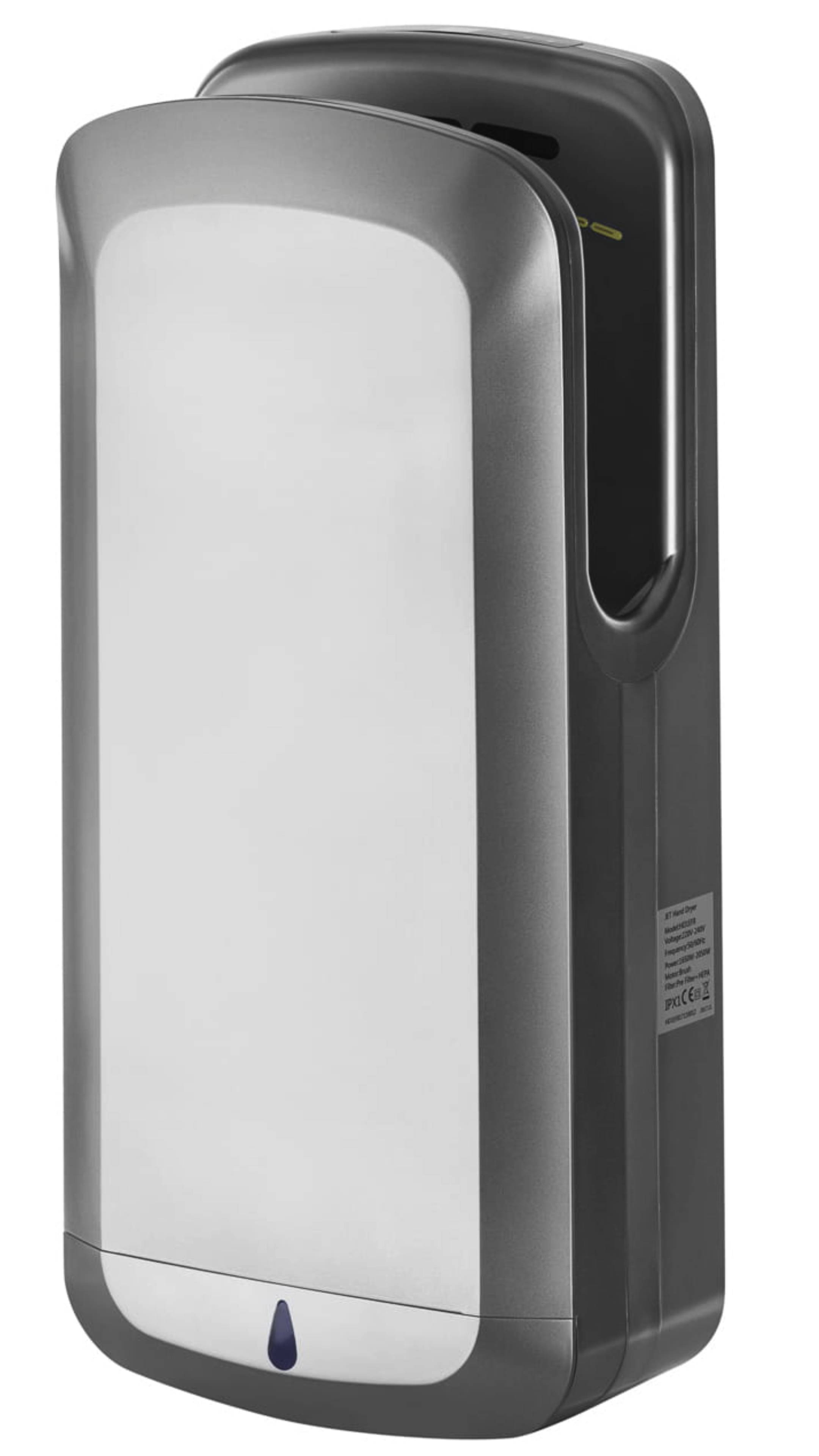 Automatischer Händetrockner Jet Grau