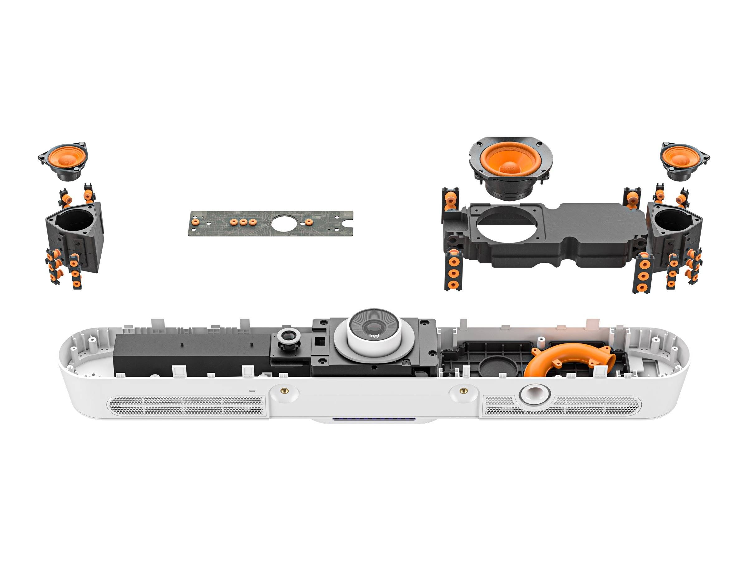 Logitech For Zoom Rooms Appliances Small Room - Kit für Videokonferenzen (Videoleiste, Touch-Controller)