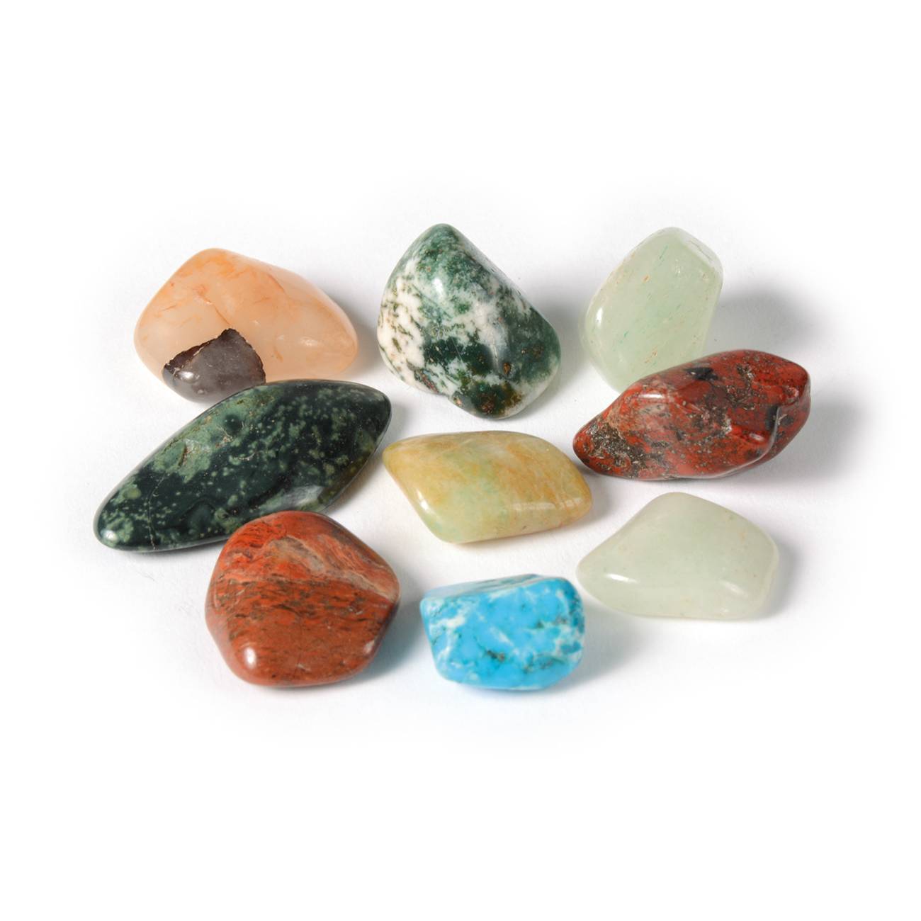 EDUPLAY 130308 Schmucksteine groß im Organzabeutel (Mitgebsel), mehrfarbig