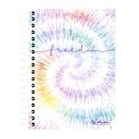 Herlitz Notizblock New Batik Freedom Kariert 10.5 x 14.5 cm - 100 x 140 mm - 200