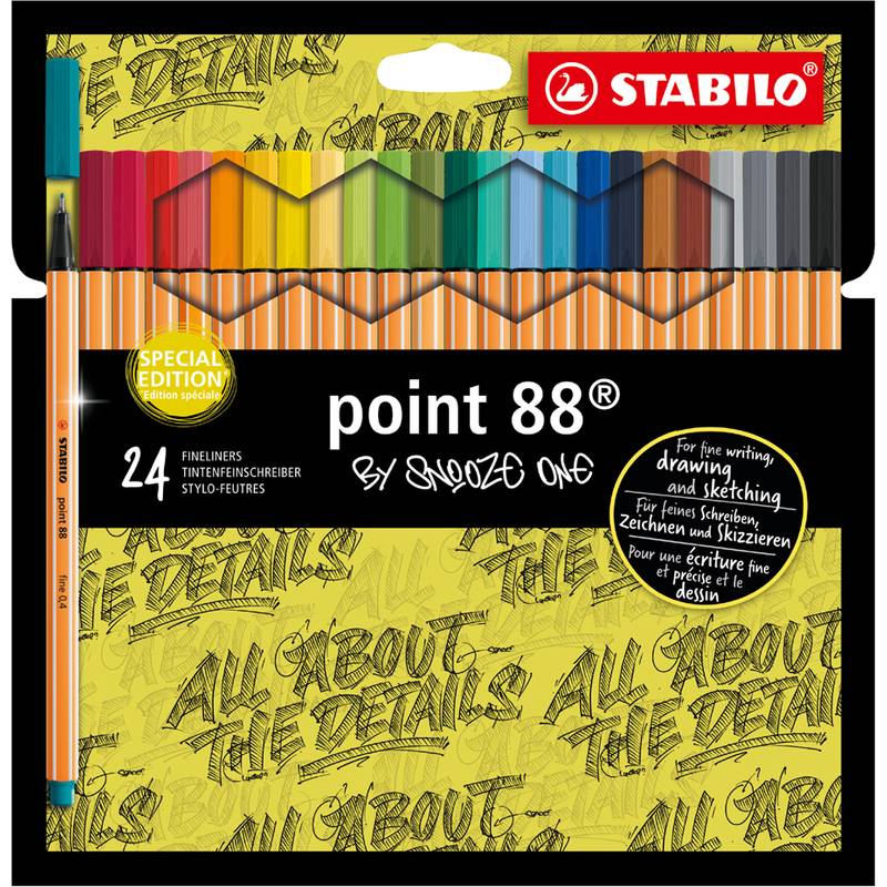 STABILO Fineliner point 88 "Snooze One", 24er Kartonetui
