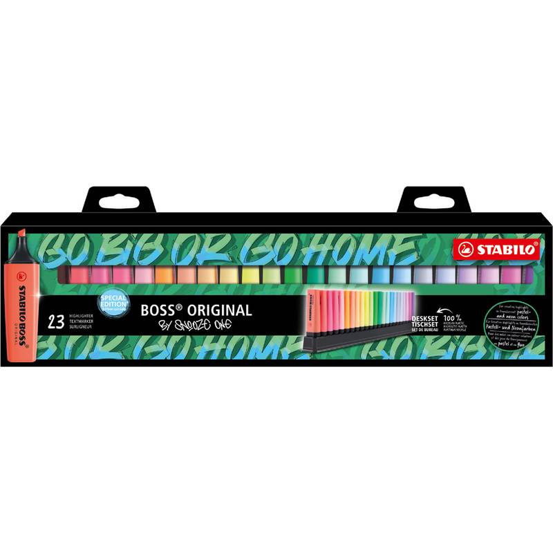 STABILO Textmarker BOSS ORIGINAL by Snooze One, Tischset