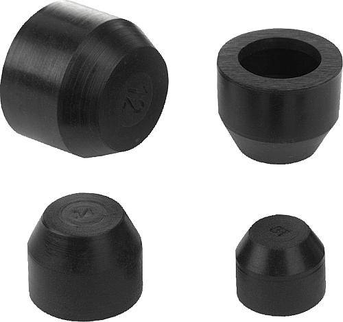 SCHUTZKAPPE, ÖLBESTÄNDIG, FORM:B ABGESCHRÄGT, D=11 FÜR=M04,