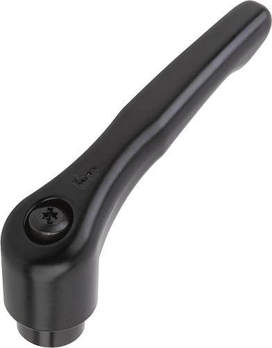 KLEMMHEBEL GR.2 M08X20, ZINK SCHWARZ