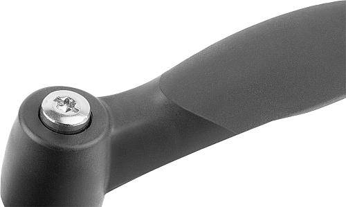 KLEMMHEBEL 2-KOMPONENTEN GR.1 M05X20 KUNSTSTOFF, SCHWARZ RAL