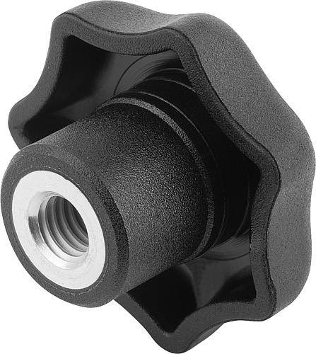 STERNGRIFF ÄHNLICH DIN6336 D=M16, D1=63, FORM:D, THERMOPLAST