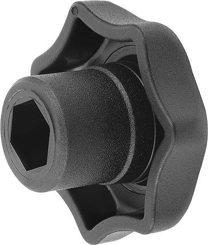 STERNGRIFF ÄHNLICH DIN6336 MIT INNENSECHSKANT, D1=50 SW=13,