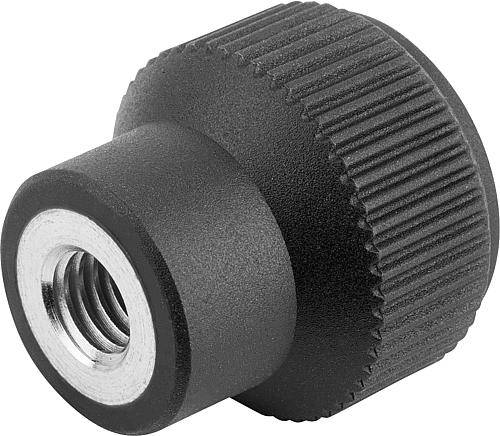 RÄNDELKNOPF GR.1 D=M05, D1=21, H=22,