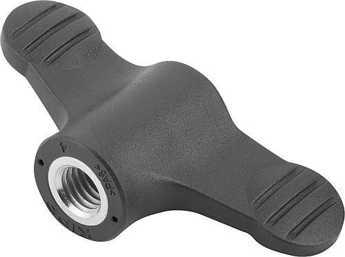 FLÜGELGRIFF D=M05 A=50, H=24, FORM:K