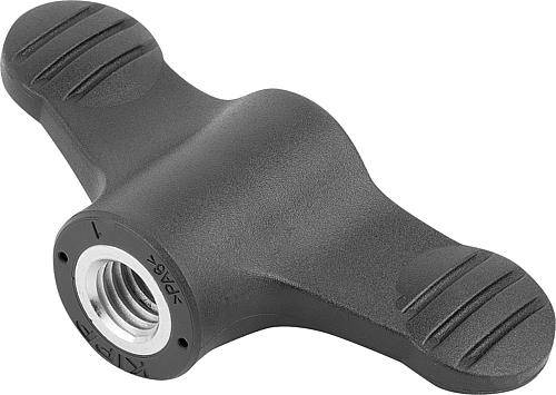 FLÜGELGRIFF D=M05 A=50, H=24, FORM:K