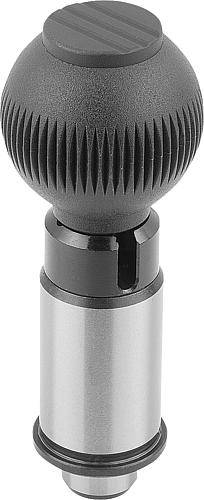 PRÄZISIONS-ARRETIERBOLZEN OHNE RASTNUT, FORM:A STAHL, STANDA