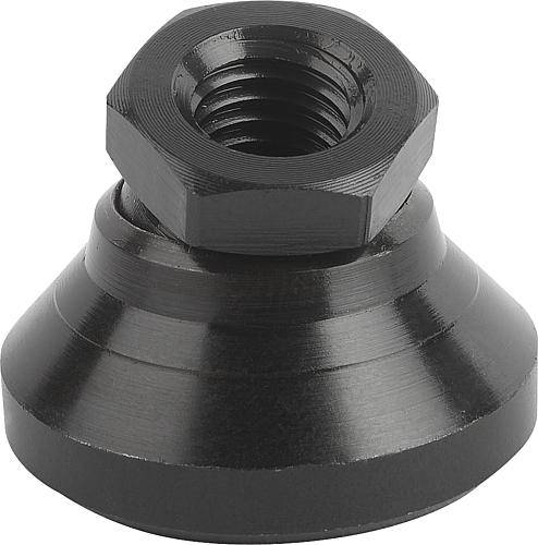 Gelenkteller Ø 60 mm, M20 Form B, Edelstahl blank