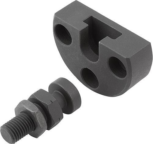 SCHNELLSTECKKUPPLUNG MIT RADIALVERSATZAUSGLEICH D=M10 STAHL,