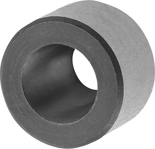 BUCHSE KONISCH GR.2 D1=10, D=6, STAHL GEHÄRTET, GESCHL. U BR