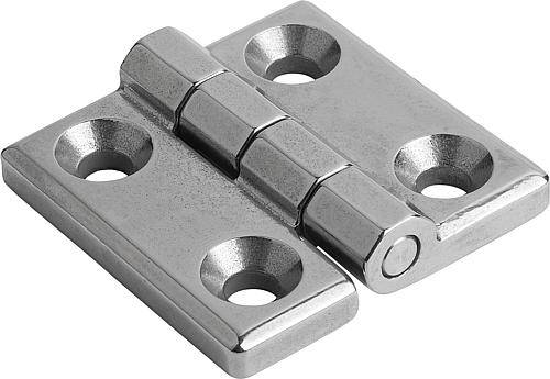 SCHARNIER 39X39, EDELSTAHL POLIERT