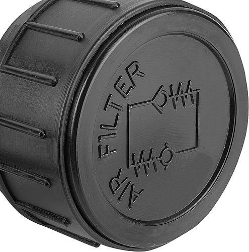 EINFÜLLSTUTZEN MIT KETTE, FORM:B THERMOPLAST, BE-U.ENTLÜFTUN