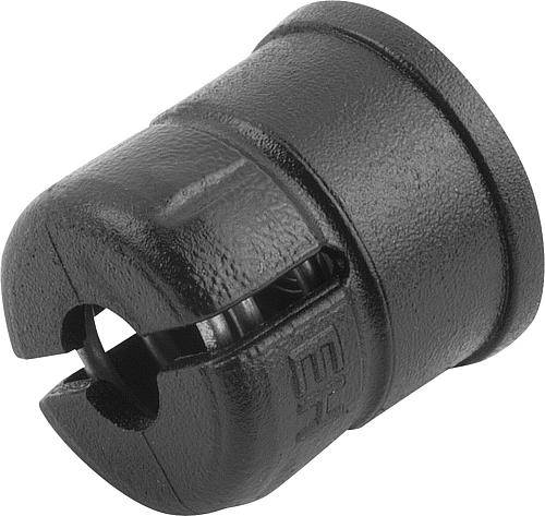 FEDERNDES DRUCKSTÜCK STANDARD FEDERKRAFT, GLATTE AUSFÜHRUNG,