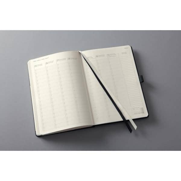 Wochenkalender Conceptum 2024 A4+ 1 Woche 2/Seiten vertikal black
