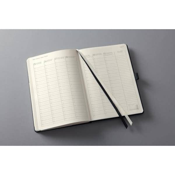 Wochenkalender Conceptum 2024 ca. A5 1 Woche/2 Seiten vertikal black