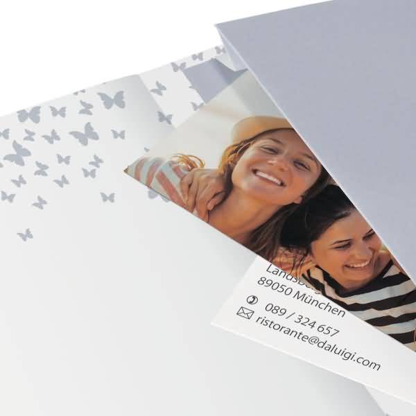 Wochenkalender Jolie 2024 ca. A6 1 Woche/2 Seiten Hardcover Butterfly Confetti Sky