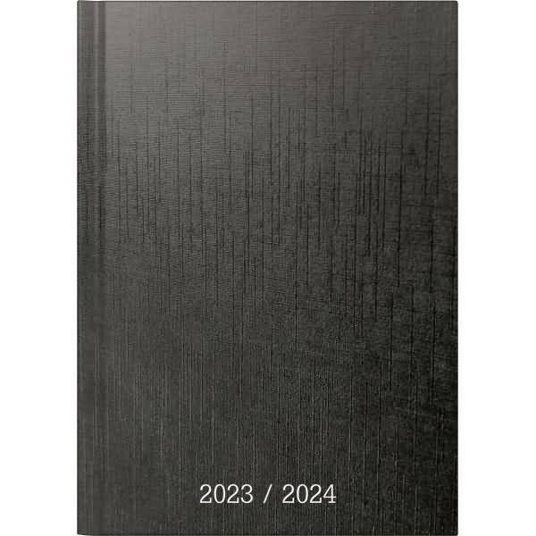 Schülerkalender 2023/2024 A5 Balacron 1 Woche/2 Seiten Mystery schwarz