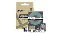 Epson LabelWorks LK-4WBJ - Schwarz auf matt Weiß - Rolle (1,2 cm x 8 m)