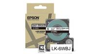 Epson LabelWorks LK-6WBJ - Schwarz auf matt Weiß - Rolle (2,4 cm x 8 m)