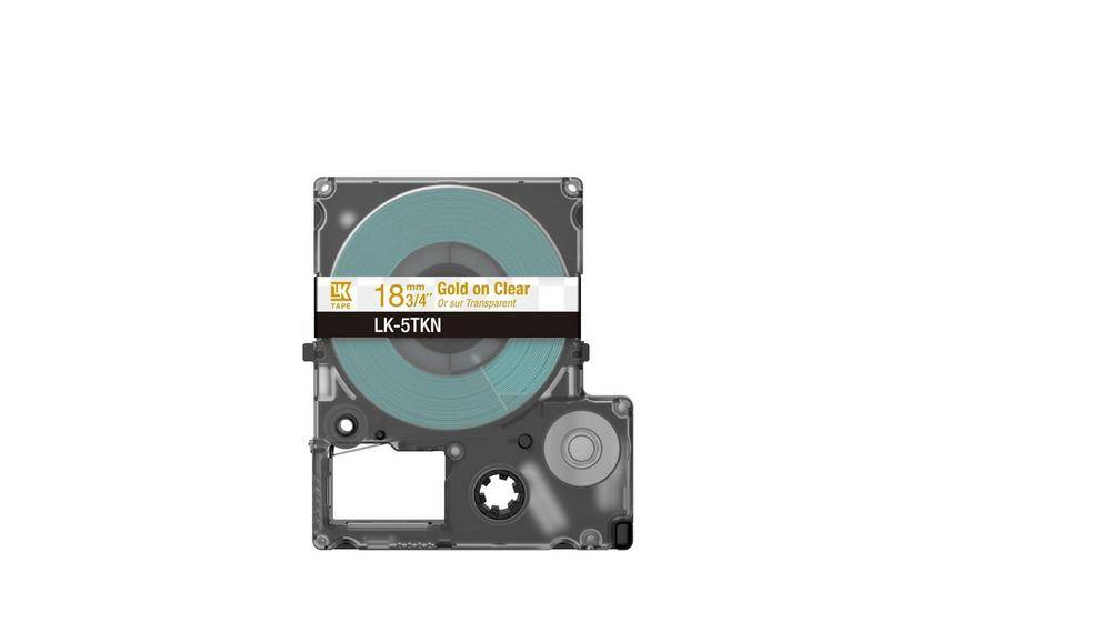 Epson LabelWorks LK-5TKN - Metallic - gold auf durchsichtig - Rolle (1,8 cm x 9 m)