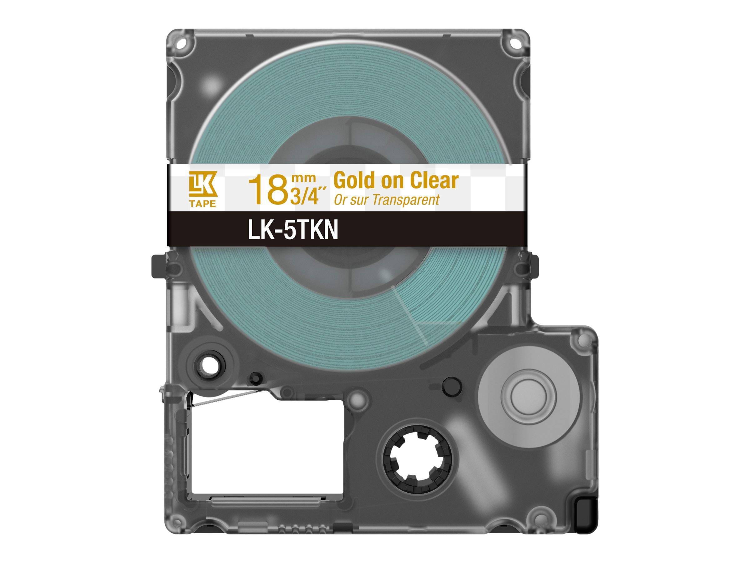 Epson LabelWorks LK-5TKN - Metallic - gold auf durchsichtig - Rolle (1,8 cm x 9 m)