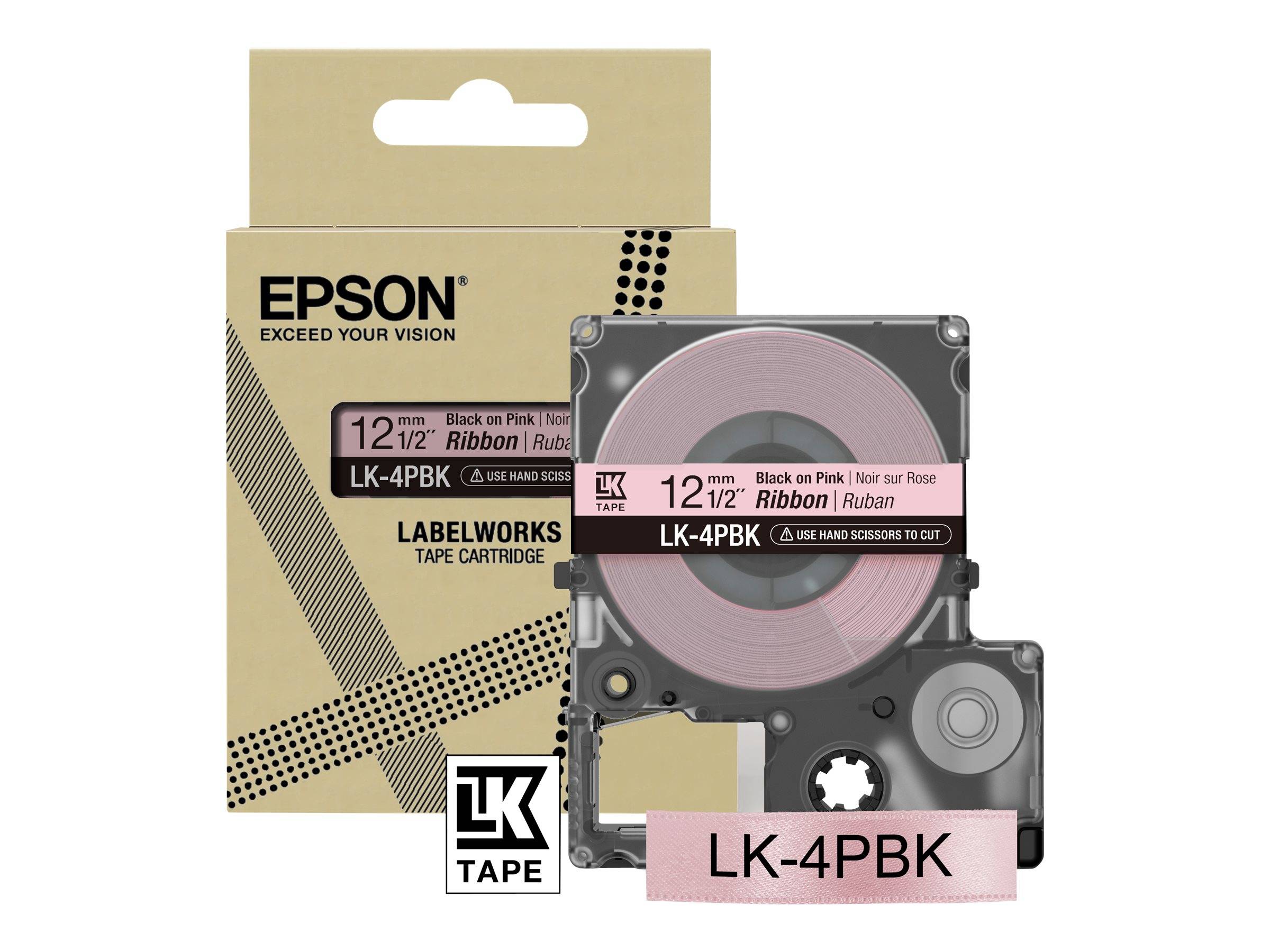 Epson LabelWorks LK-6TKN - Metallic - gold auf durchsichtig - Rolle (2,4 cm x 9 m)
