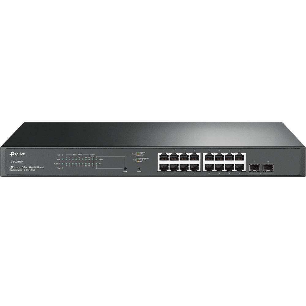 TP-LINK JetStream TL-SG2218P V1.60 - Switch - Smart - 16 x 10/100/1000 (PoE+) -