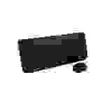 V7  Tastatur in Standardgröße Handballenauflage Italienisch QWERTY schwarz Standard Bluetooth Schwarz Maus enthalten Italien CE FCC