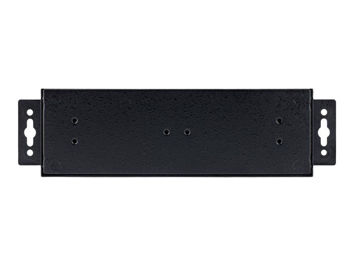 StarTech.com 10-Port Industrial USB 2.0 Hub, Rugged USB Hub w/15kV Air/8kV Contact ESD Level 4 Protection, DIN/Wall/Desk