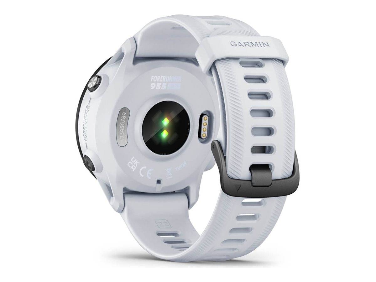 Garmin Forerunner 955 Solar - Sportuhr mit Riemen - Silikon - Handgelenkgröße: 130-220 mm - Anzeige 3.3 cm (1.3"")